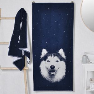 Medvilninis vonios rankšluostis Haskis