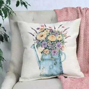 Pagalvės užvalkalas Gėlės laistytuve