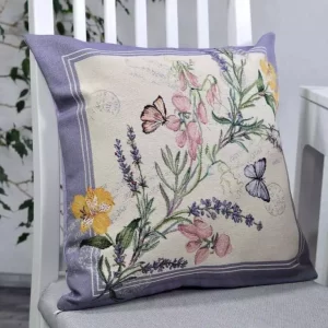 Pagalvės užvalkalas Levanda ir gėlės