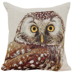 Dvipusis pagalvės užvalkalas Pelėda