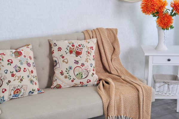 Pagalvės užvalkalas Pelėdžiukų popuri - Image 3