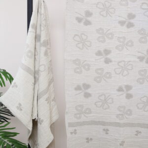 Lininis rankšluostis Dobilai