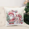 Dvipusis pagalvės užvalkalas Šventines nuotaikos senelis