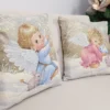 Dvipusis pagalvės užvalkalas Ramybės angelas