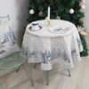 Apvali staltiesė Sniego pasaka