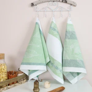 Virtuvinių rankšluoščių rinkinys Lapai