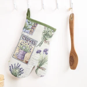 Virtuvinė pirštinė Žalia levanda