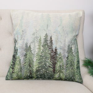 Dvipusis pagalvės užvalkalas Miškas (blizgus)