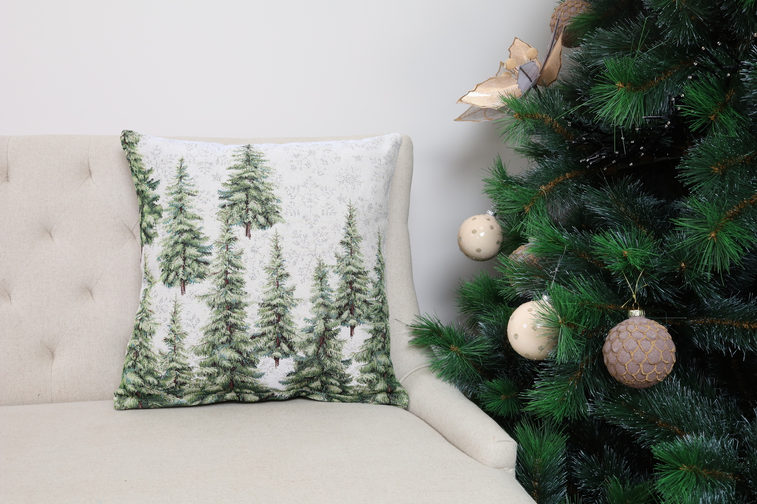 Dvipusis pagalvės užvalkalas Žalia Giria - Image 5