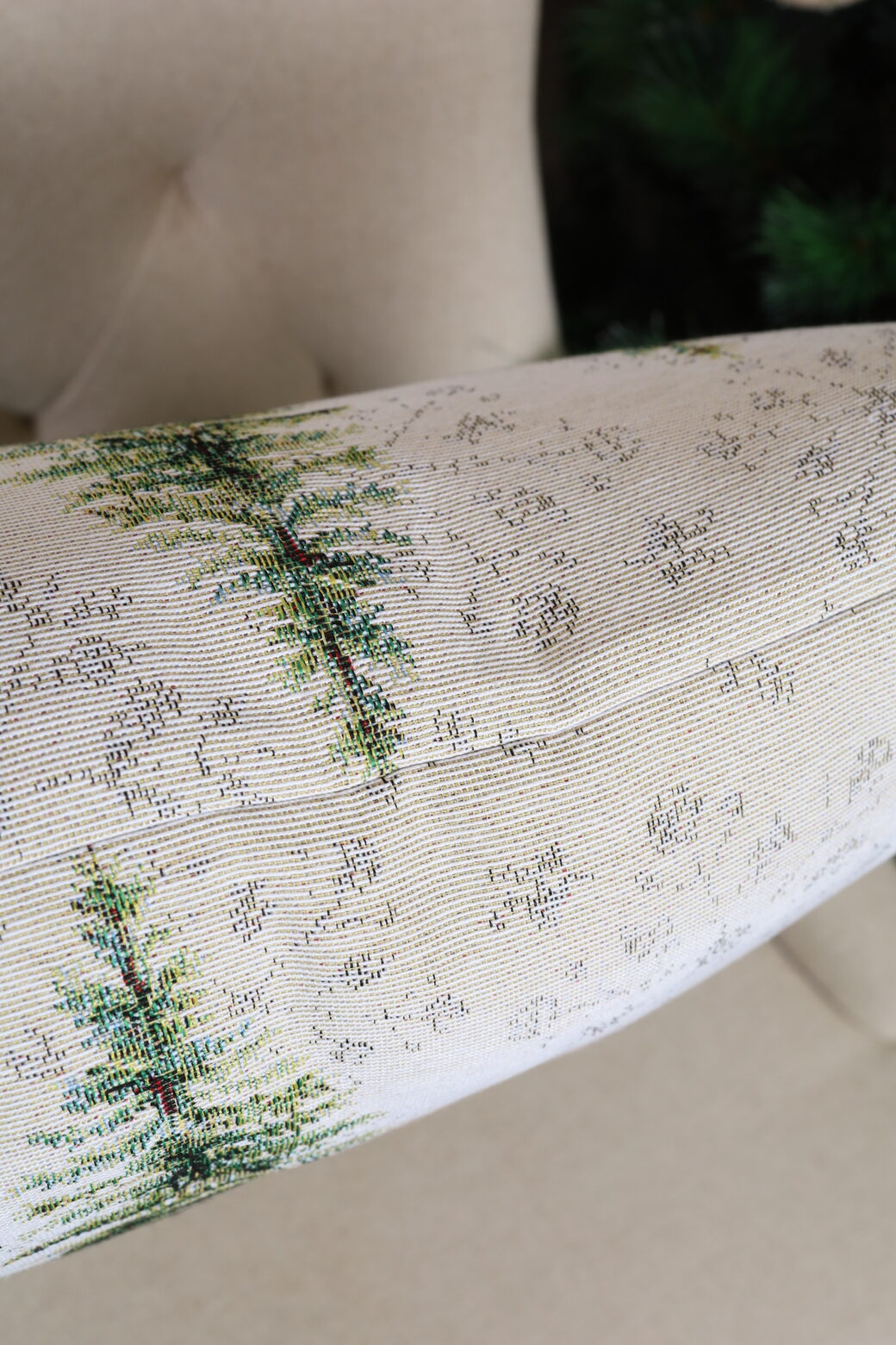 Dvipusis pagalvės užvalkalas Žalia Giria - Image 2