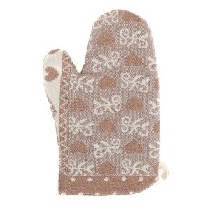 Pirštinė Rudos širdelės