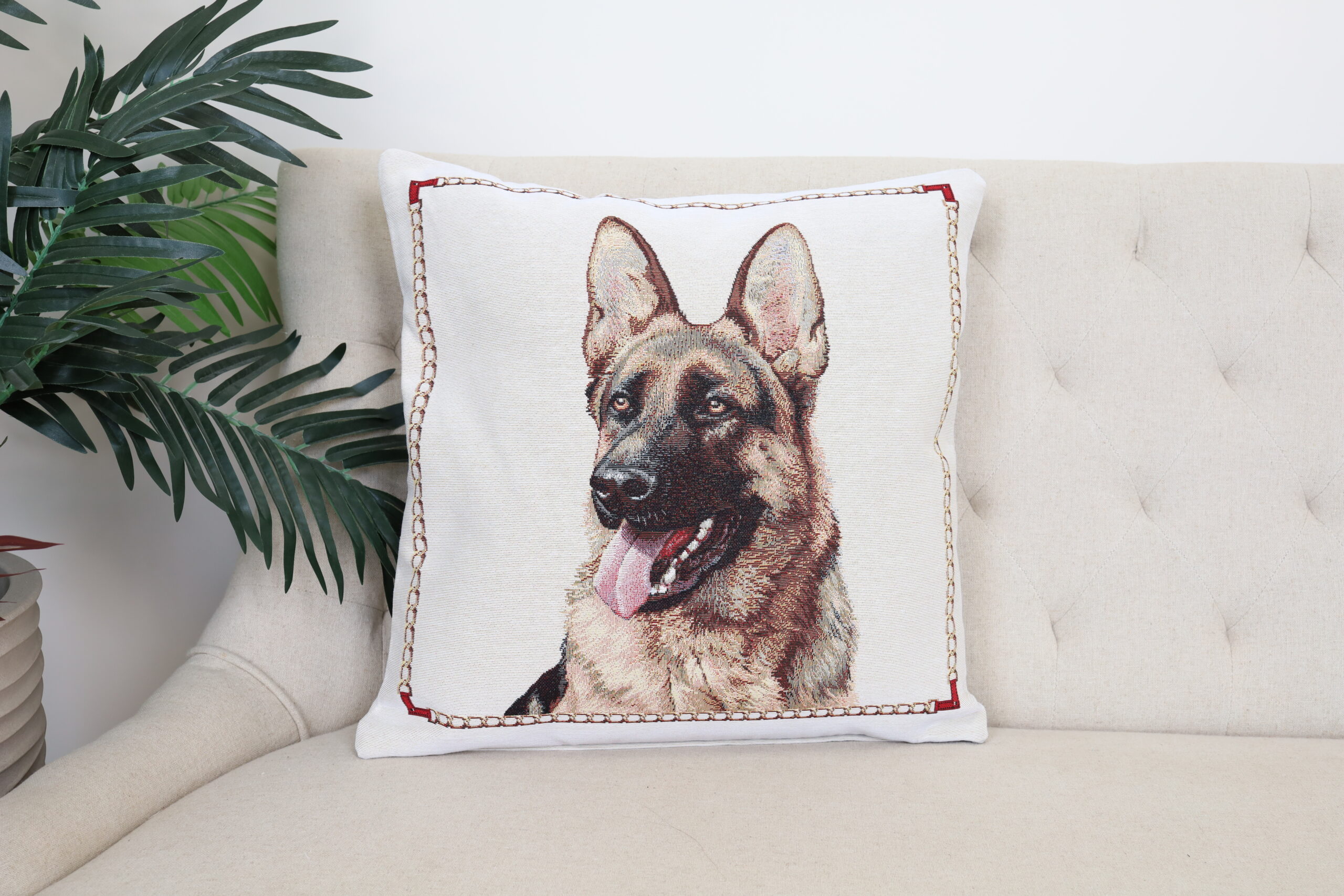 Dvipusis pagalvės užvalkalas Vokiečių aviganis - Image 5