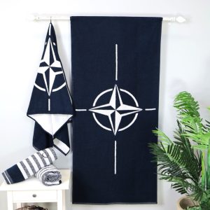 Medvilninis rankšluostis Šiaurė, Rytai, Vakarai, Pietūs