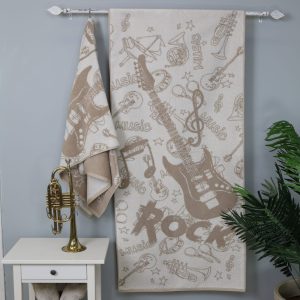 Vaikiškas vonios rankšluostis Muzika