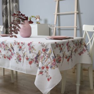 Medvilninė staltiesė Paukščių rojus / 1 perkate – antra dovanų!