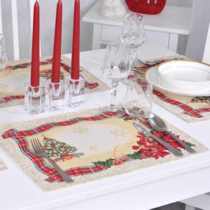Kalėdinė stalo servetėlė Kalėdinė eglutė