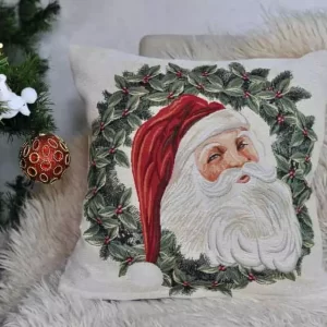 Kalėdinis pagalvėlės užvalkalas Kalėdų senelis