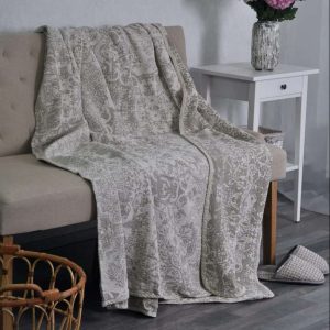 Lininė lovatiesė Gėlės