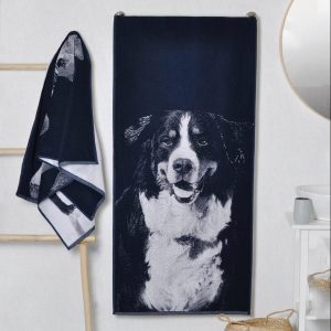 Medvilninis rankšluostis Berno zenenhundas