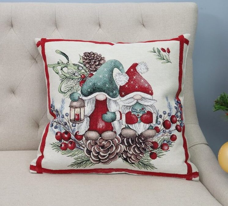 Dvipusis pagalvės užvalkalas Nykštukų Pora (blizgus)