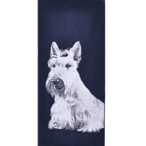 Medvilninis rankšluostis Škotų terjeras