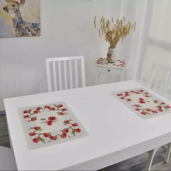 Stalo servetėlė Ramunės ir aguonos