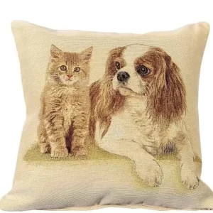 Pagalvės užvalkalas Šuo ir katė