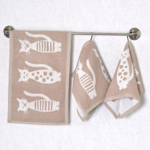 Virtuvinis rankšluostis Trys katinai