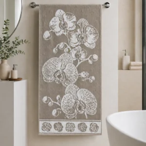 Vonios rankšluostis Orchidėja