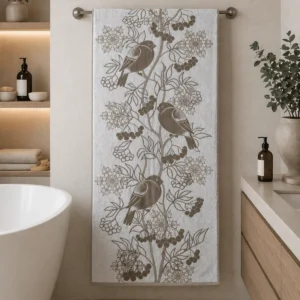 Vonios rankšluostis Sniegenos