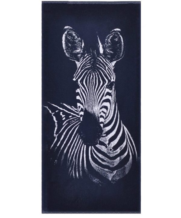 Medvilninis vonios rankšluostis Zebras