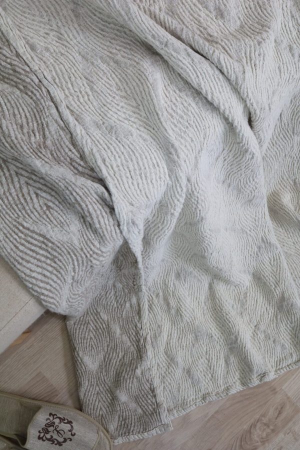 Lininė lovatiesė Plunksnos - Image 3