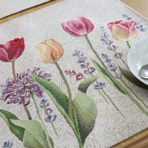 Stalo servetėlė Tulpės