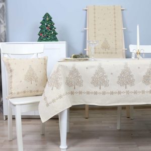 Kalėdinė staltiesė Stebuklingos Šventės (blizgi)