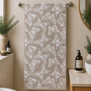 Vonios rankšluostis Drugeliai tamsoje