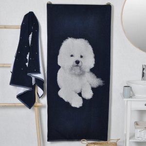 Medvilninis rankšluostis Bišonas