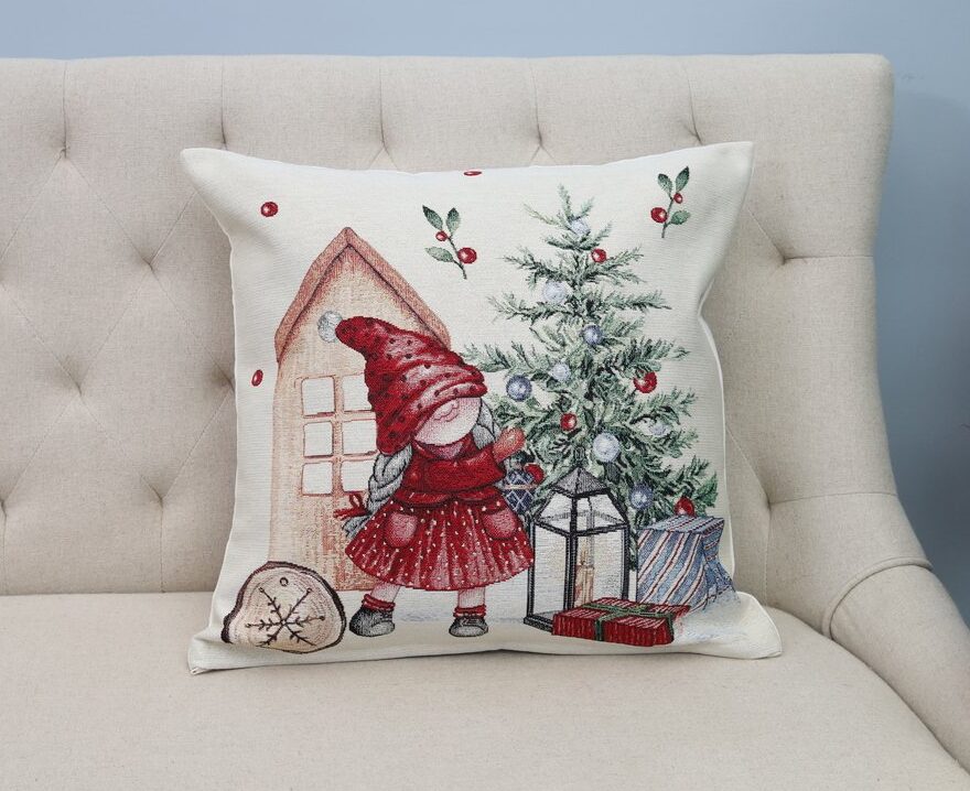 Dvipusis pagalvės užvalkalas Nykštukų Karalystė (blizgi)