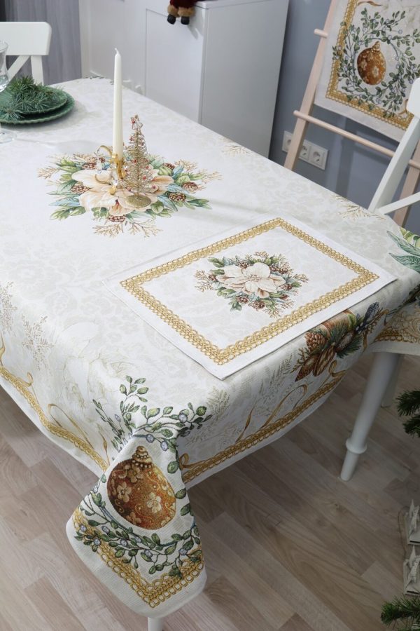 Kalėdinė staltiesė Auksinės Kalėdos - Image 3