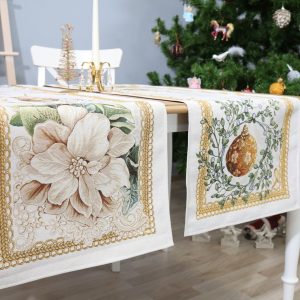 Kalėdinis Stalo takelis Auksinės Kalėdos