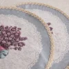 Apvali stalo servetėlė Provanso levandos