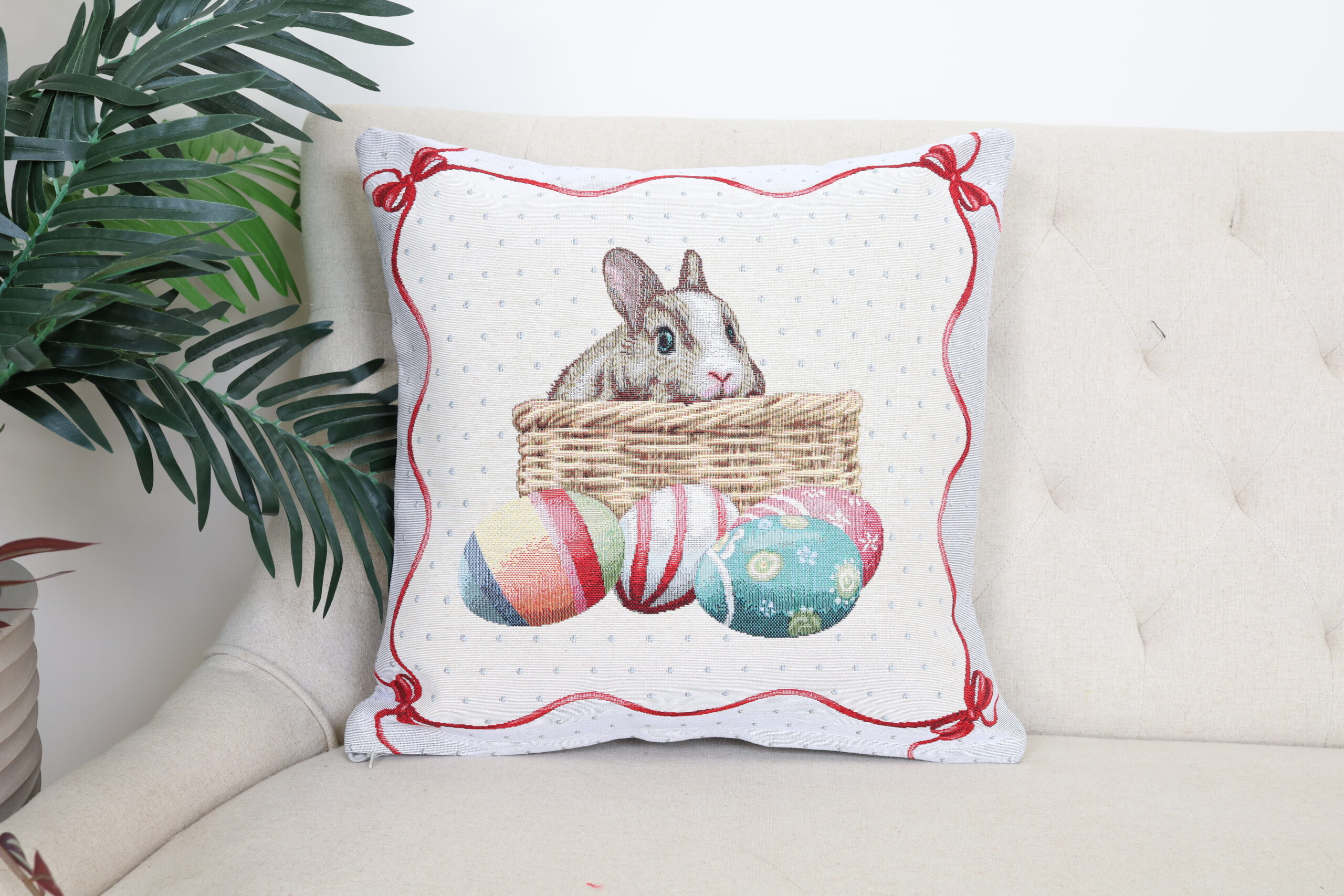 Dvipusis pagalvės užvalkalas Velykų staigmena