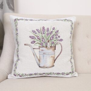 Dvipusis pagalvės užvalkalas Levanda laistytuve