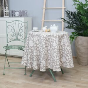 Apvali staltiesė Gėlės 3