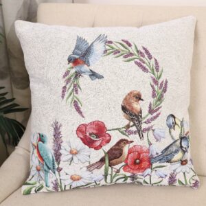 Dvipusis pagalvės užvalkalas Paukščiai