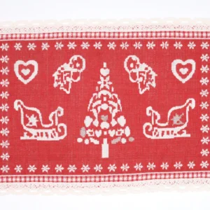 Medvilninių stalo servetėlių rinkinys Kalėdos