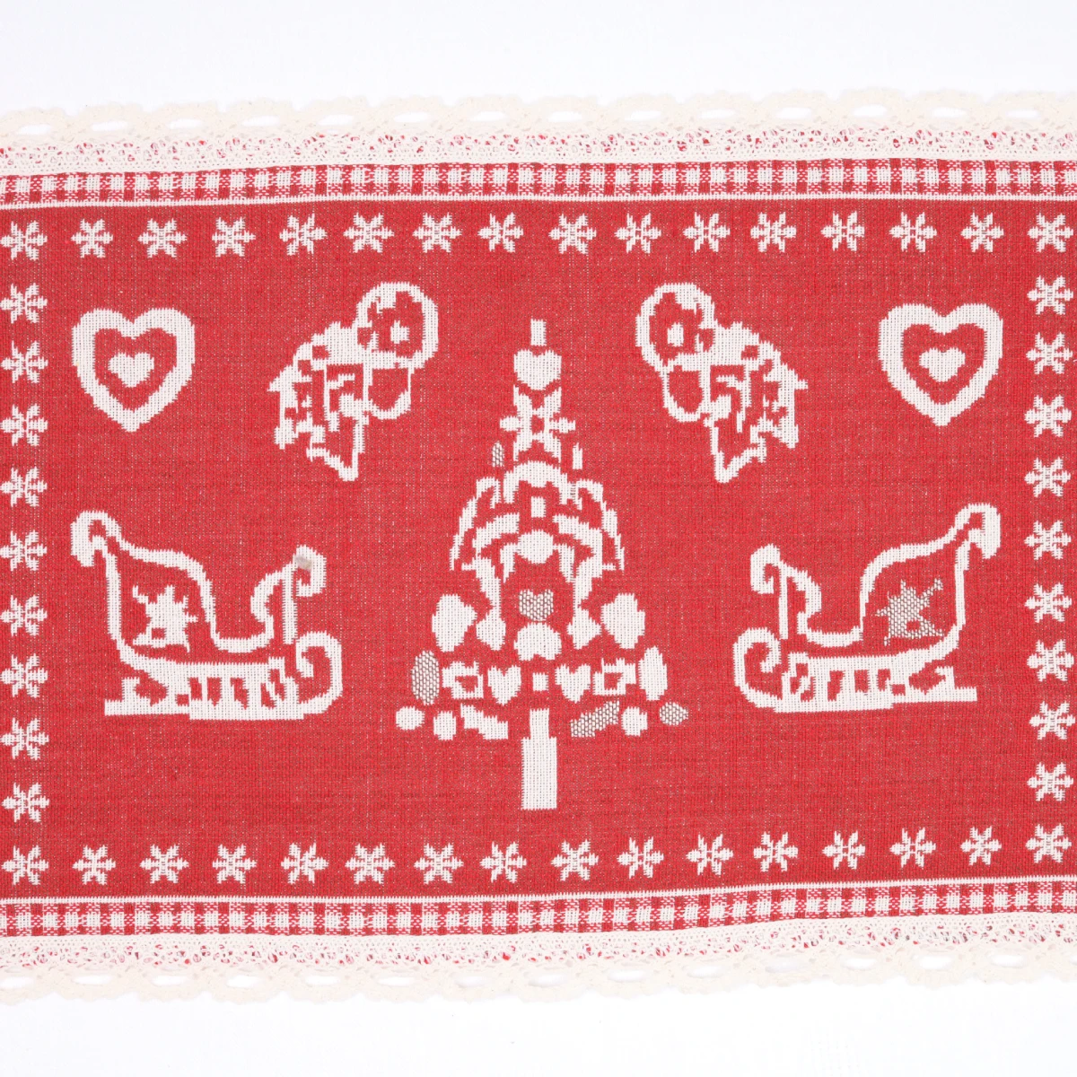 Medvilninių stalo servetėlių rinkinys Kalėdos