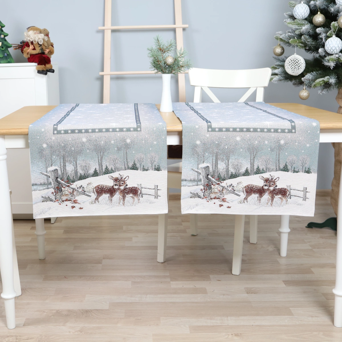 Kalėdinis stalo takelis Žiemos idile