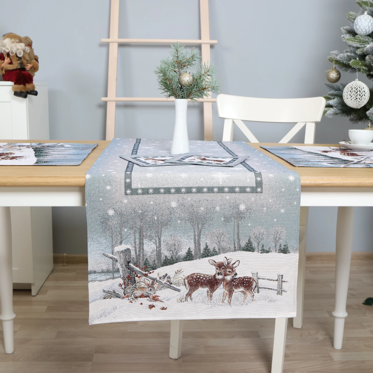 Kalėdinis stalo takelis Žiemos idile