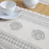 Medvilninių stalo servetėlių rinkinys Rožės