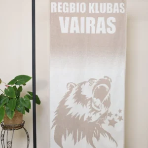 Individualūs austi rankšluosčiai pagal užsakymą - Regbio klubo pavyzdys| Textile Idea